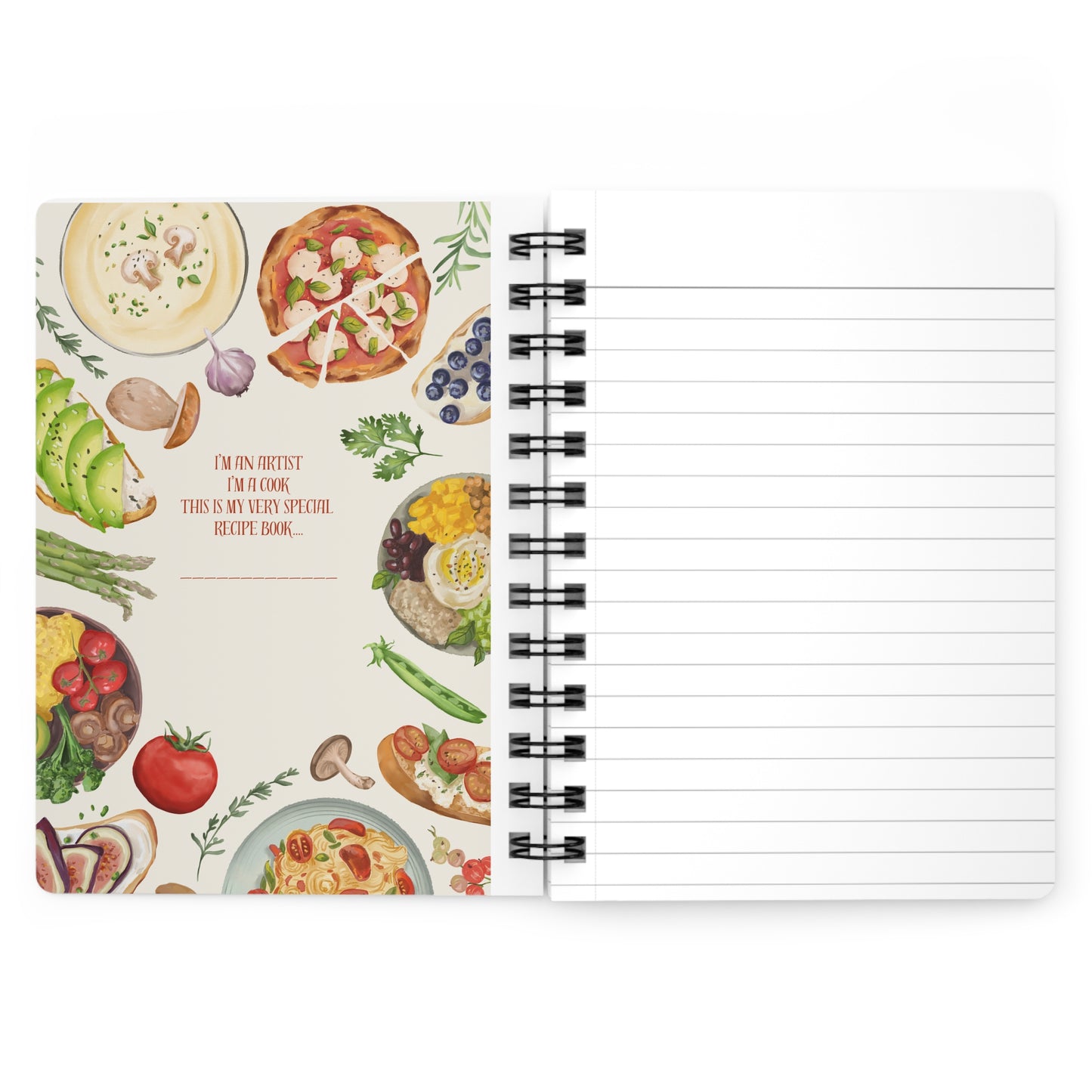 Spiral Bound Recipe Journal